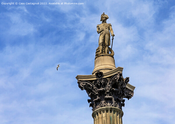 Nelson's Column - Trafalgar Square, London Picture Board by Cass Castagnoli
