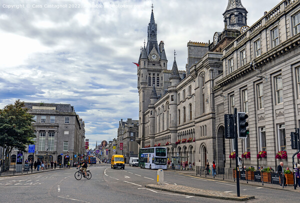 Aberdeen - Union Street Picture Board by Cass Castagnoli