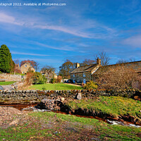 Buy canvas prints of Blanchland village, Northumberland. by Cass Castagnoli