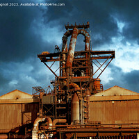 Buy canvas prints of Redcar Blast Furnace by Cass Castagnoli