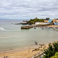 Buy canvas prints of Tenby - Wales by Cass Castagnoli