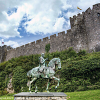 Buy canvas prints of Pembroke Castle - Wales by Cass Castagnoli