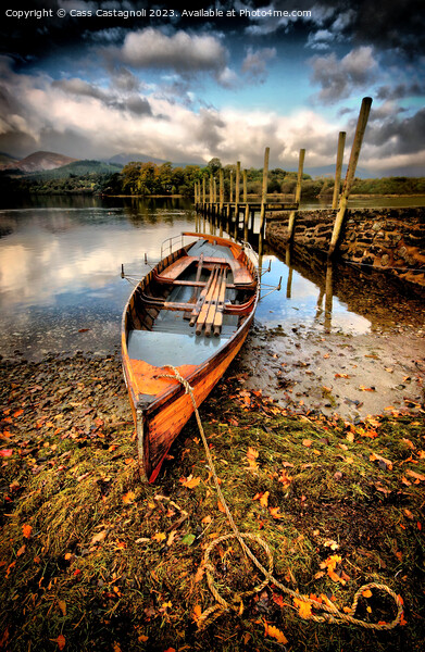 Autumn Calm - Derwent Water Picture Board by Cass Castagnoli