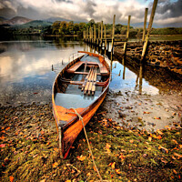 Buy canvas prints of Autumn Calm - Derwent Water by Cass Castagnoli