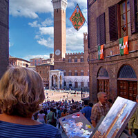 Buy canvas prints of Siena Italy by Cass Castagnoli