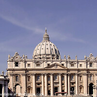 Buy canvas prints of St Peters Basilica - Vatican city, Rome by Cass Castagnoli