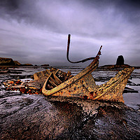 Buy canvas prints of The Fallen Admiral - Saltwick Bay, Whitby by Cass Castagnoli