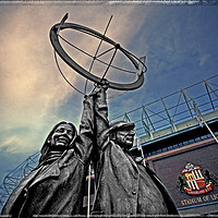 Buy canvas prints of Sunderland AFC - To the fans by Cass Castagnoli