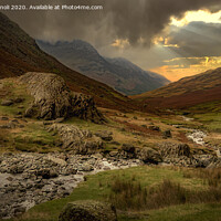 Buy canvas prints of The Pass - Honister Pass, Cumbria by Cass Castagnoli