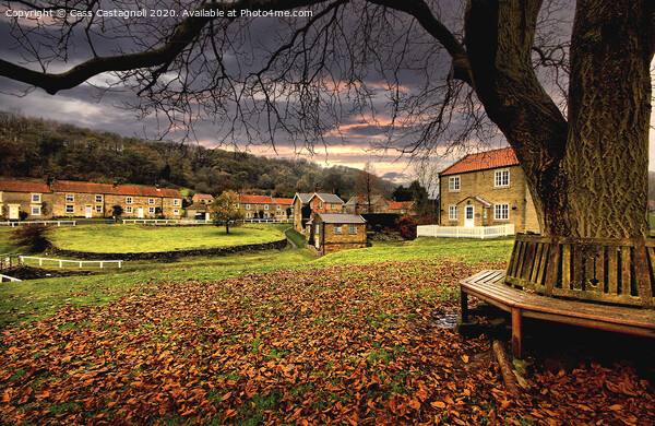Autumn in Hutton-le-Hole - north Yorkshire Picture Board by Cass Castagnoli