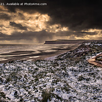 Buy canvas prints of This golden land- Marske-by-the-Sea by Cass Castagnoli