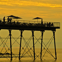 Buy canvas prints of Sunset Aberystwyth by Tracey Selby