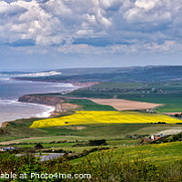 Buy canvas prints of South Wight Panorama by Wight Landscapes