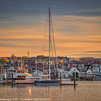 Buy canvas prints of An Evening In Cowes by Wight Landscapes