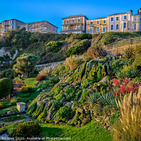 Buy canvas prints of Ventnor Cascade Gardens by Wight Landscapes