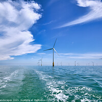 Buy canvas prints of Kentish Flats Offshore Wind Farm by Wight Landscapes