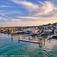 Buy canvas prints of Island Sailing Club by Wight Landscapes