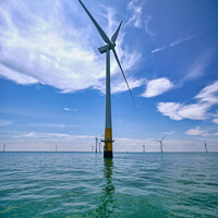 Buy canvas prints of Kentish Flats Offshore Wind Farm by Wight Landscapes