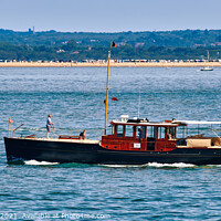 Buy canvas prints of Carina a Lawley 59 ft Motor Yacht 1918 by Wight Landscapes