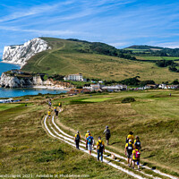 Buy canvas prints of Walk The Wight by Wight Landscapes