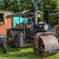 Buy canvas prints of Wallis & Steevens Road Roller 7975, "Vital Spark" by Wight Landscapes