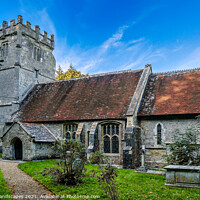 Buy canvas prints of St Olave’s Church Gatcombe by Wight Landscapes