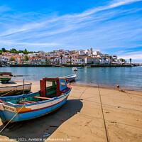 Buy canvas prints of Ferragudo Village Algarve Portugal by Wight Landscapes