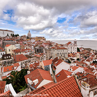 Buy canvas prints of Over The Rooftops Of Lisbon by Wight Landscapes