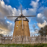 Buy canvas prints of Bembridge Windmill Isle Of Wight by Wight Landscapes