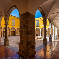 Buy canvas prints of Convent Cloisters Tavira by Wight Landscapes