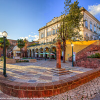 Buy canvas prints of Silves Municipal Square by Wight Landscapes