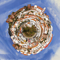 Buy canvas prints of Silves Tiny Planet by Wight Landscapes