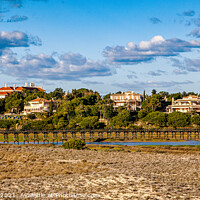 Buy canvas prints of Quinta do Lago The Wooden Bridge by Wight Landscapes