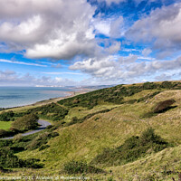 Buy canvas prints of Blackgang Isle Of Wight. by Wight Landscapes