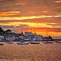 Buy canvas prints of Cowes Sunset Isle Of Wight by Wight Landscapes