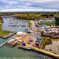 Buy canvas prints of Island Harbour Marina by Wight Landscapes