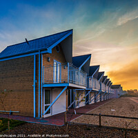Buy canvas prints of Seaview Beach Huts by Wight Landscapes
