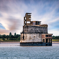 Buy canvas prints of Grain Tower Battery by Wight Landscapes