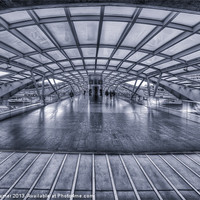 Buy canvas prints of Oriente Station B&W by Wight Landscapes