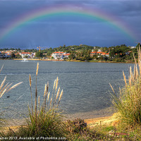 Buy canvas prints of Rainbow Lake by Wight Landscapes