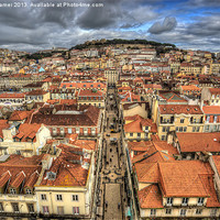 Buy canvas prints of Streets Of Lisbon by Wight Landscapes