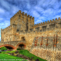 Buy canvas prints of Castelo de Sao Jorge by Wight Landscapes