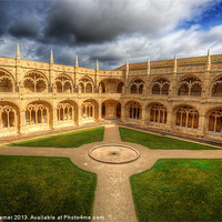 Buy canvas prints of Monastery dos Jeronimos Cloisters by Wight Landscapes