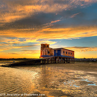 Buy canvas prints of Lifeboat Station Sunset by Wight Landscapes