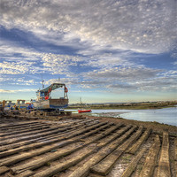 Buy canvas prints of Boatyard Slipway by Wight Landscapes