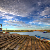 Buy canvas prints of Boatyard Slipway by Wight Landscapes