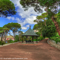 Buy canvas prints of Alameda Gardens Pavillion Gibraltar by Wight Landscapes