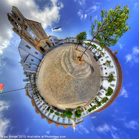 Buy canvas prints of Faro Panorama Planet by Wight Landscapes