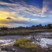 Buy canvas prints of Causeway Sunset by Wight Landscapes