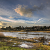 Buy canvas prints of Over The Yar To Freshwater by Wight Landscapes